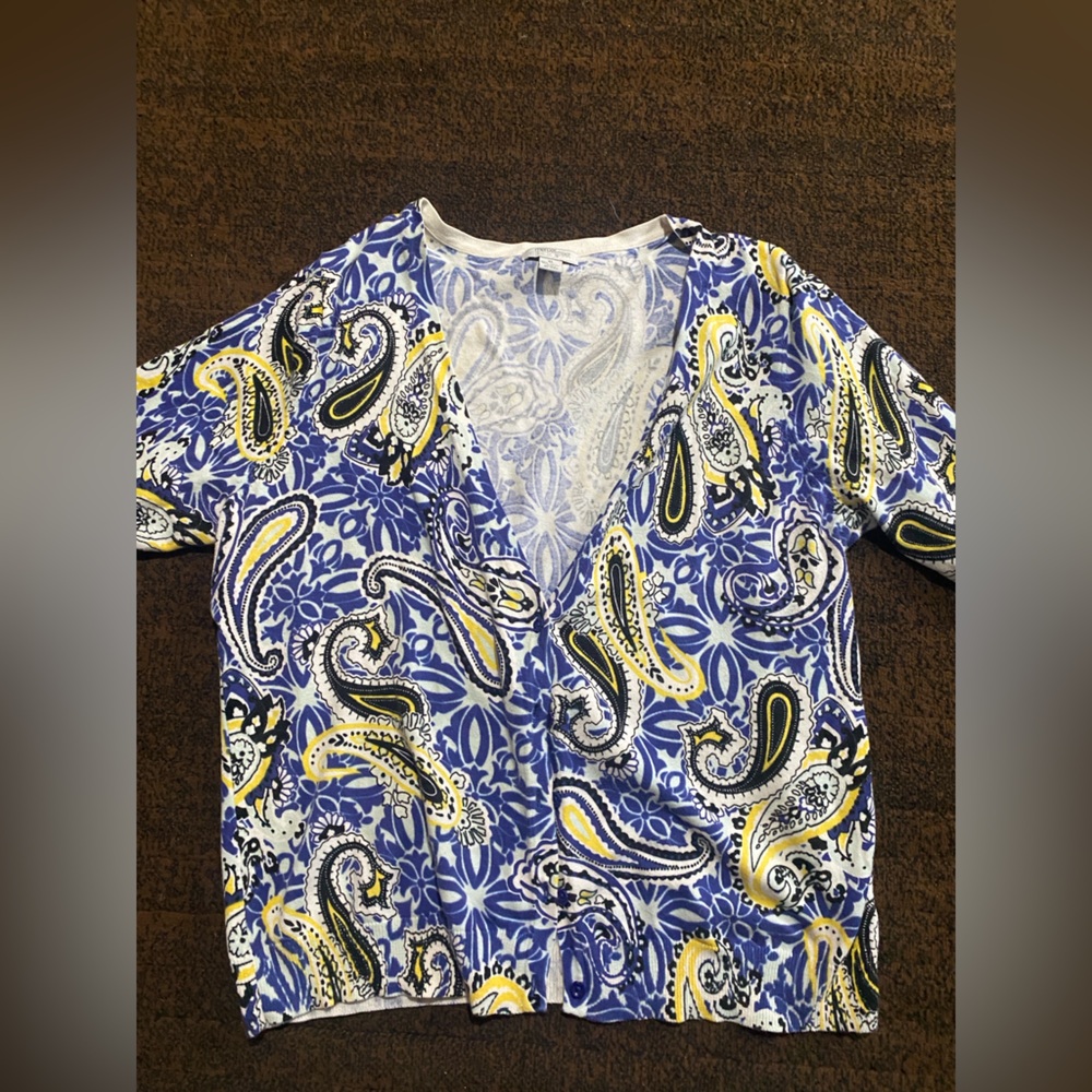 Two Thin Lightweight Summer Cardigans.